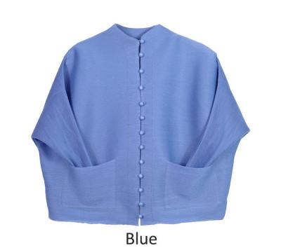 China Factory Direct Wholesale Fashion Women's Breathable Coat Jacket Fashion Top Ladies Pleated Jackets for sale