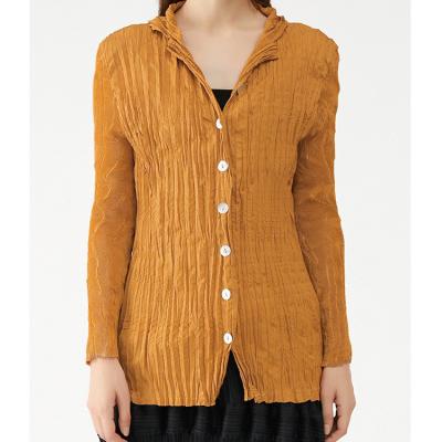 China High Quality Breathable For Women Luxury Multi Color Women's Jacket Casual Pleated Jackets for sale