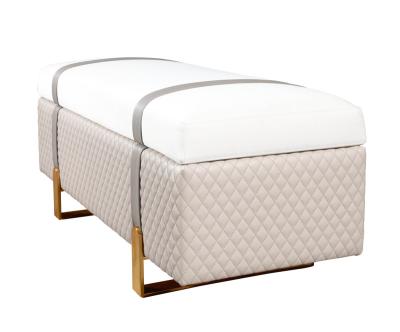 China 2021 New Design Modern Luxury Leather Storage Bench For Bedroom Furniture Set for sale