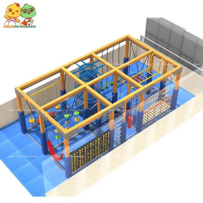 China Playgrond Multifunctional Indoor Kids Adventure Play Equipment Shopping Mall Kids Rope Course Indoor Game for sale