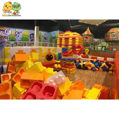 China 3-15 Years Old Kids Indoor Playground Building Block Kids Park Large Building Block for sale