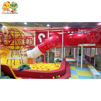 China 3-15 Years Old Kids Playground Ball Crate Pool Ball Indoor Colorful Kid Playground Theme Indoor Soft Playground for sale