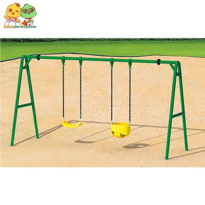 China 3-15 Years Old Cheap Outdoor Kids Swing Playground Set for sale