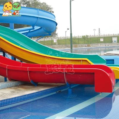 China Commercial Water Parks Water Park Equipment Water Pool Fiberglass Water Slide Prices for sale