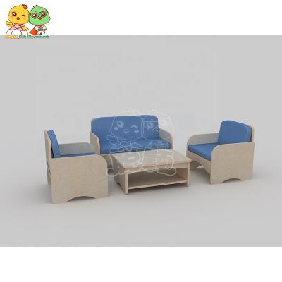 China Modern kindergarten school furniture reading sofa table sandwich plate sofa school furniture for sale