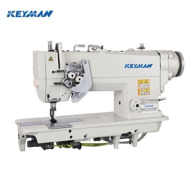 China Garment shops KM842/845 direct drive high speed double needle lockstitch sewing machine for sale