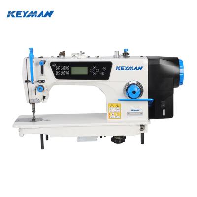 China Garment Shops KM9980DS-4 Single Needle Lockstitch Jeans Jack Industrial Sewing Machine Price for sale