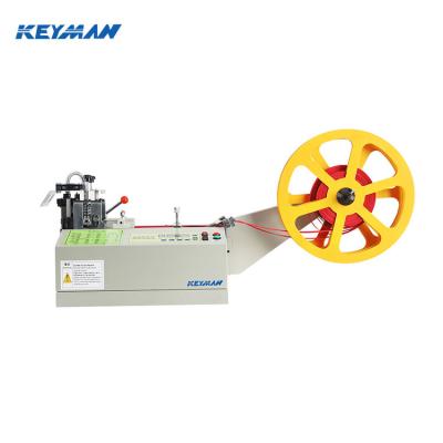 China Fast speed KM-110LR-S cold&hot tape cutter ear looper automatic cutting for sale