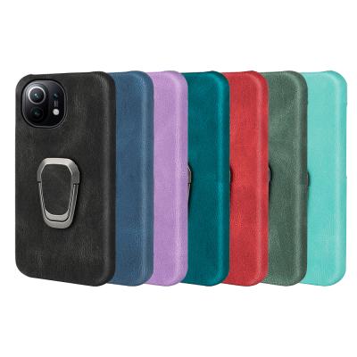 China Shockproof Shockproof Phone Case Back Cover For xiaomi 11 4G 5G Max 360 Degree Rotating Finger Ring Kickstand for sale