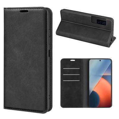 China Fashion Multicolor Magnetic Closure Shockproof Leather Flip Case Cover with Card Holder for Vivo Z5 for sale