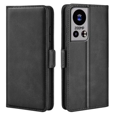 China Interior PU Leather Card Slot Kickstand PU Leather+TPU Flip Magnetic Protect Folio Phone Cover Compatible Samsung S22 for sale