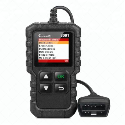 China LAUNCH Full OBDII/EOBD Functions New Arrival Creader 3001 Auto Diagnostic Tool Full OBDII/EOBD Code Reader Scanner Diagnostics for sale