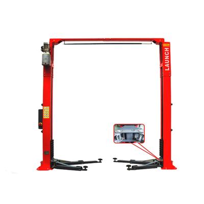 China 4 Ton Lifting 2 Post Floor Car Lift / Clear Car Lift Jack / Car Lifter 4000kg for sale