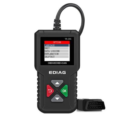 China Full OBDII/EOBD Diagnostic Functions Identify VIN Information Car Scanner Ediag YA101 Vehicle Scanner PK Cr3001 elm327 for sale