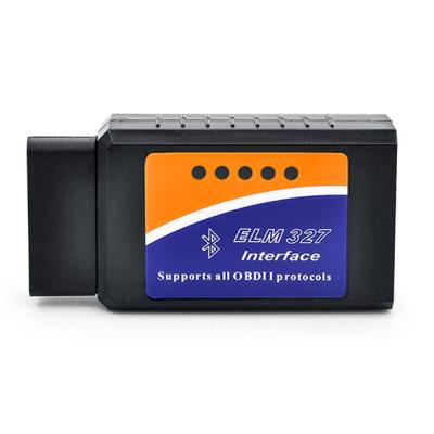 China Newest OBD II ELM327 BT V2.1 Protocol Interface Works On Android Torque ELM 327 BT OBDII Car Diagnostic Scanner for sale