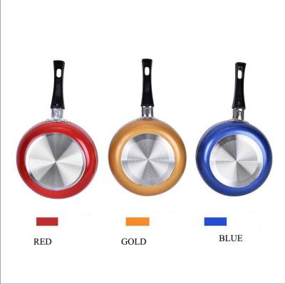 China 2022 High Quality Wholesale Non Stocked Cookware 2022 Ceramic Coating Stick Aluminum Copper Frying Pan for sale