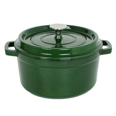 China Sustainable Wholesale Enamel Cast Iron Cooking Pot Mini Milk Pot With Lid 10cm for sale