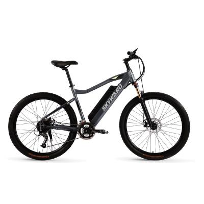 China 2023 Aluminum Alloy Mountain Electric Bike Full Suspension 29 Inch 250w 48v Alloy Frame MTB Hydraulic Disc Brake 9 Speed for sale