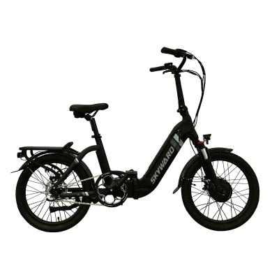 China Aluminum Alloy Frame Ebike Mid Drive Electric Bike Folding Bike 36V 250W 20inch Motor for sale