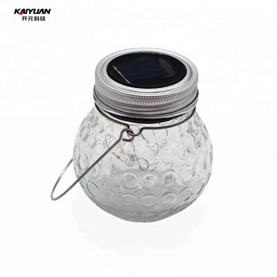 China Plastic+glass+stainless steel+ aluminum 10 LED Mason Jar Solar Light Lids for clear glass bottle lamps for sale