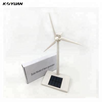 China ABS Novelty Desktop Multifunctional Decoration Small Solar Windmill for sale