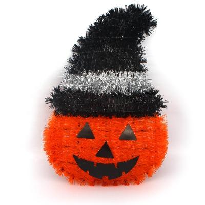 China PET+plastic Pumpkin Shape Halloween Hanging Ornaments Party Festival Table Tops Decorations Funny Party for sale