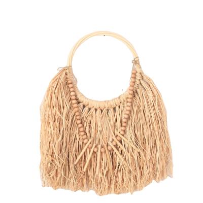 China 2022 Style Designer Brand Tassel Bucket Suction Bag Beach Waterproof Bohemian Tote Bag for sale