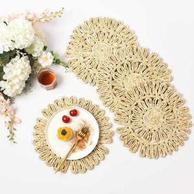 China Europe Rattan pattern for Dining Table rattan pattern for Dining Table Recycled table mats sets for sale