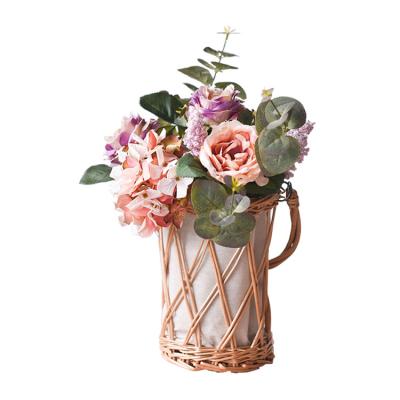 China Wedding the wedding rustic bridesmaid basket garden decoration basket wholesale home bridesmaid basket for sale