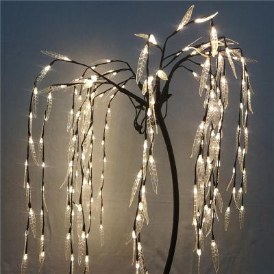 China Outdoor Waterproof IP44 Garden Holiday Decoration 180CM Willow Tree Light 400L Holiday Lighting Tree Light for sale