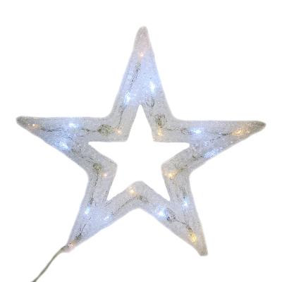 China Special Price Acrylic New Product Led Two Color Aircraft Five Acrylic Stars For Decoration Party for sale