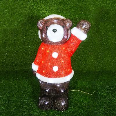 China Outdoor Acrylic Waving Bear 64l For Garden Christmas Brown 55 60 Optional 5000 29*24*50 cm 190 6000K (Daylight Alert) Ip44 for sale