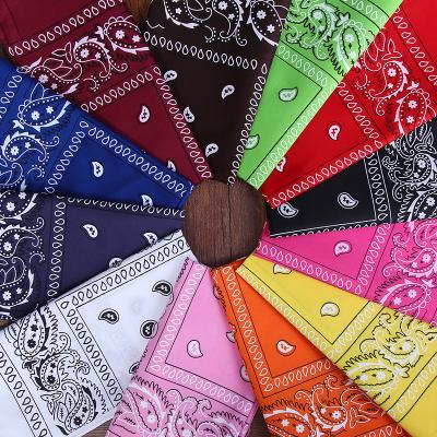 China Multifunctional custom design bandana 100% cotton square printing facemask set other scarves for women cotton bandan top for sale