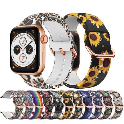 China Silicone For I Watch Series 6/5/4/3/2/1 Strap, 38mm Silicone Strap Sports Watch Strap Rubber Band 42mm For Apple Watch for sale