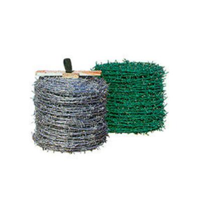 China Construction Protective Chinese Suppliers Customizable Specification PVC Coated Barbed Wire for sale