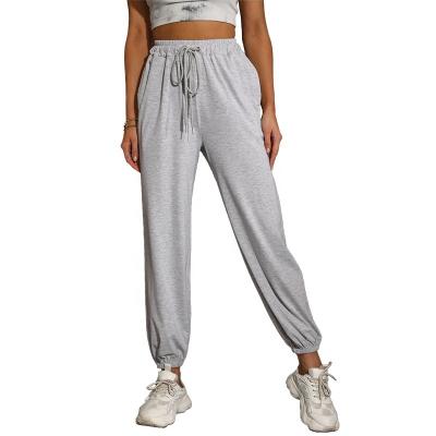 China 2022 breathable women's autumn winter style pants new fashion women's leisure sports loose joggers pants for sale