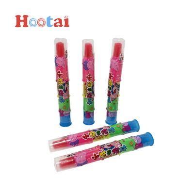 China Pen Shape Finger Lollipop Hard Natural Halal Funny Candy Toy Candy For Kids for sale