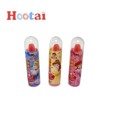 China Natural Lollipop Candy Lollipop Lipstick Candy Crazy Mix-Fruit Flavor Lipstick Candy for sale