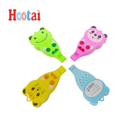 China Cartoon Toys Cute Whistling Bear Plastic Animal Toy Candy for sale