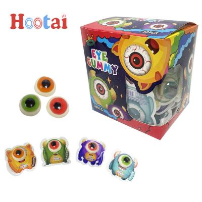 China Big Eye Ball Jelly Soft Candy Gummy Eyeball Gummy Candy Jam Filling, pikmi pops HT1012 for sale