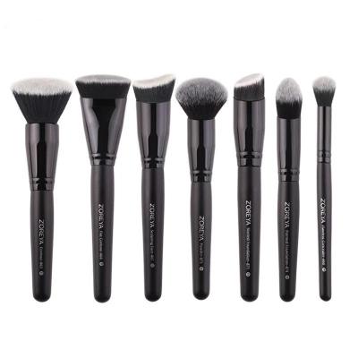 China Cheap Black Face Brush Set Makeup Base Cosmetic Eye Powder Blush Eyeshadow Kabuki Blend Make Up Brush Beauty Tool for sale