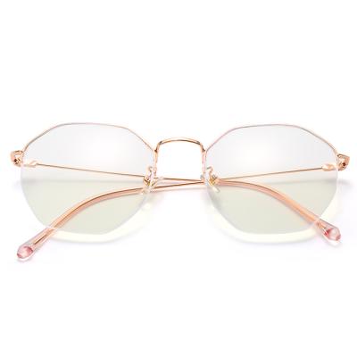 China DLO100137 Fashion Sunglasses Shape Blue Light Blocking Metal Glass Unique Lenses 2020 New Arrivals Sol Nits for sale