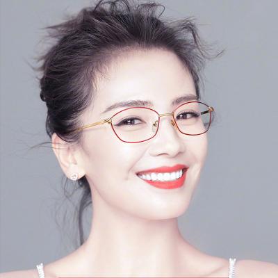 China DLR08230 2021 Fashion Retractable Reading Glasses For Women Comfortable Metal Frame Red Readers Glasses With Blue Light Filter Fuction for sale