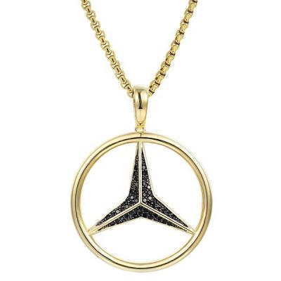 China Icedout High Quality Wholesale Benz Sign Hip Hop Hip Hop Pendant All Colors for sale