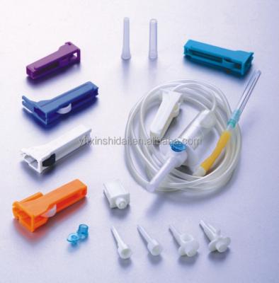 China Manufacturing Plant Medical Infusion Set Latex Tube, Needle and Connector Assembly Machine for sale