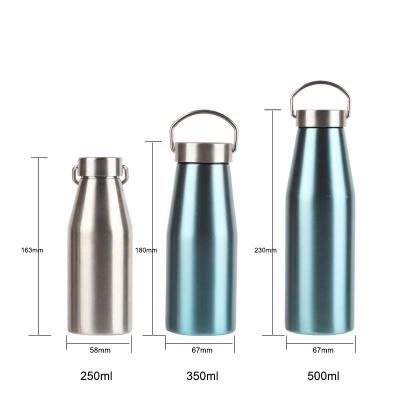 China Hot Sale Solid Color PORTABLE Large Capacity Vacuum Flask With Handle, Essential As A Water Bottle For Outdoor Sports for sale