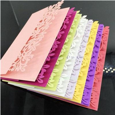 China Europe Hollow Wedding Invitation Cards Office Invitation Card for sale