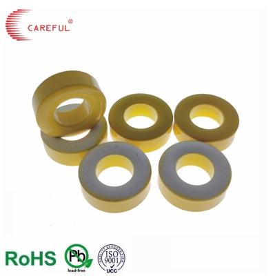 China Rohs ISO9001 Magnetic Iron Core Iron Powder Toroidal Cores Use For Choke for sale