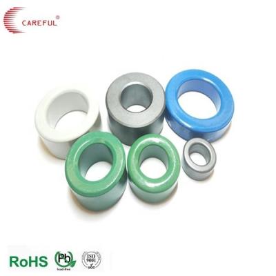 China Rohs ISO9001 MnZn ferrite material PC40 Toroid ferrite ring cores coated  mnzn ferrite for transformer for sale