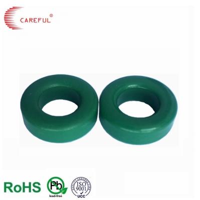 China Rohs ISO9001  T22*8*14 type  mmzn toroidal ferrite core   Power Transformer Ferrite Toroid Cores Green for sale